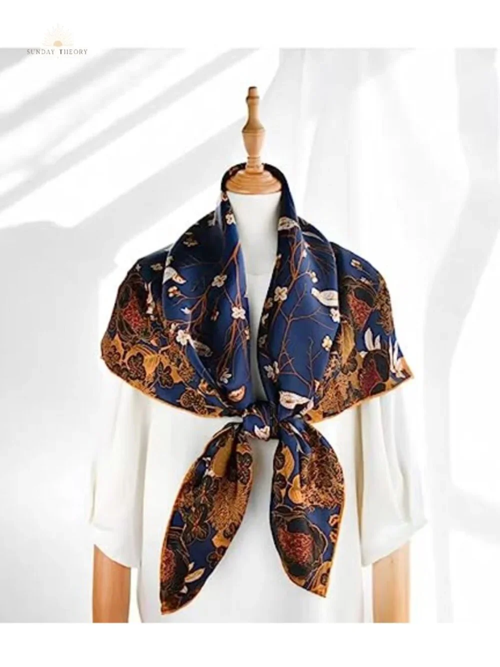 100% Silk Scarf 43